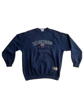 Vintage Denver Broncos Navy Crewneck